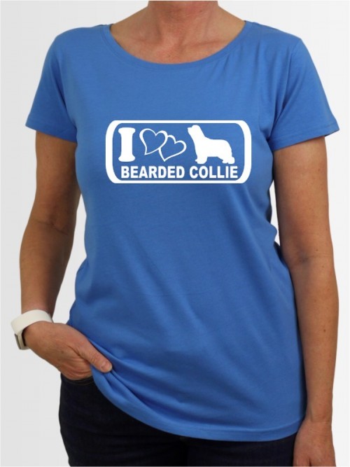 "Bearded Collie 6" Damen T-Shirt