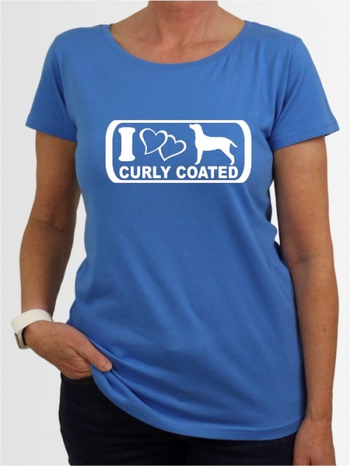 "Curly Coated Retriever 6" Damen T-Shirt
