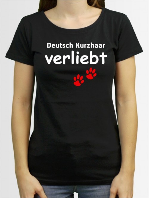 "Deutsch Kurzhaar verliebt" Damen T-Shirt