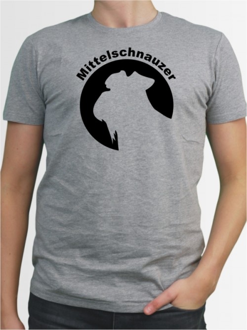 "Mittelschnauzer 44" Herren T-Shirt