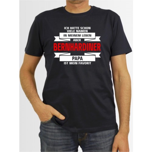 "Bernhardiner Papa" Herren T-Shirt